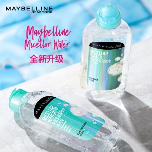 美宝莲 MAYBELLINE 净澈多效卸妆水 绿瓶 清爽型 685ml 油皮混合皮 (400ml+95ml*3) 舒缓卸妆不刺激 温和卸妆