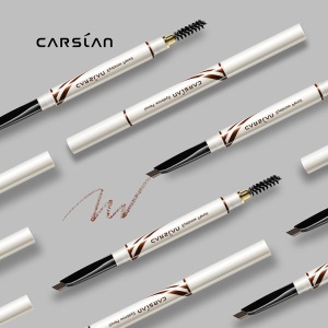 卡姿兰（Carslan）大眼睛俏眉精致眉笔（防水防汗 砍刀眉笔 送替换装）1#浅棕色 0.25g*2