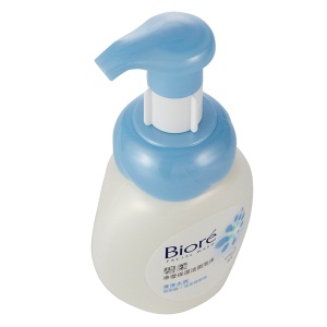 花王碧柔（Biore）净莹保湿洁面泡沫洗面乳/洗面奶 160ml  微米泡泡洁面 保湿水润