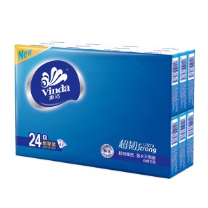 维达（Vinda）超韧手帕纸4层72包 迷你小包纸巾纸手帕便携随身装面巾纸餐巾纸