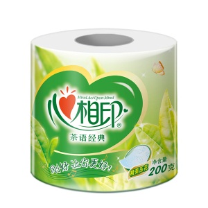 心相印卷纸 茶语系列卫生纸巾4层200g*27卷筒纸（整箱销售）
