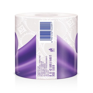 维达（Vinda）棉韧卷纸4层125克30卷 立体美压花卷筒纸巾卫生纸巾手纸厕纸（整箱） 卷纸 紫色