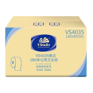 维达(Vinda) 卷纸 2层280米*12卷大卷纸 大盘纸节省成本 商用家用商场酒店物业办公卫生纸