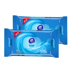 维达（Vinda）RO纯水湿巾80片3包 卫生洁肤柔湿纸巾无刺激