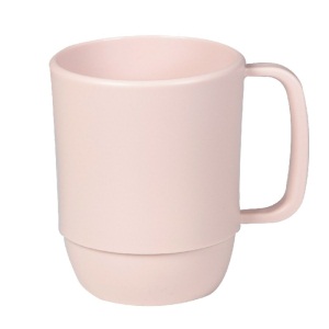 茶花漱口杯子刷牙杯洗漱杯塑料牙缸 粉色