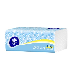 维达（Vinda）细韧抽纸 3层120抽*20包面巾纸餐巾纸卫生纸巾 自然无香（整箱） 蓝色