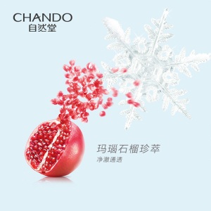 自然堂(CHANDO)雪润皙白晶采霜(滋润型）50g（新老包装随机发货）柔嫩滋润补水保湿细腻平滑舒缓紧绷