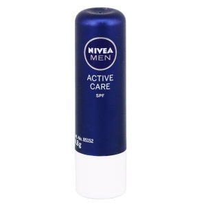 妮维雅(NIVEA)润唇膏男士型双支套装 4.8g*2(防晒 滋润保湿 温和配方）