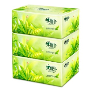 心相印茶语系列200抽4提二层盒装纸面巾（大规格整箱销售）
