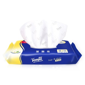 得宝（Tempo）洋甘菊湿厕纸40片装 敏感性肌肤适用 私处洁阴洁厕湿巾成人湿巾洁肤