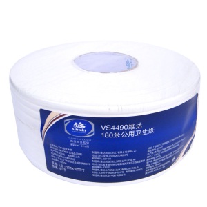 维达（Vinda） 维达3层180米卫生纸 商用大盘纸有芯大卷纸擦手纸厕纸12卷整箱