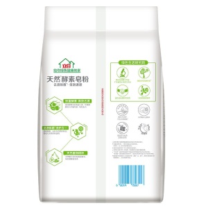 立白洗衣粉皂粉 酵素皂粉1.8kg