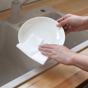 大卷加厚抹布厨房用纸 厨房纸巾吸油吸水洗碗布不沾油 一次性抹布 1卷30张可重复使用升级款