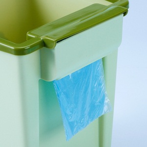 茶花13L压圈垃圾桶袋家用废纸分类分离筒储物收纳筒无盖废纸篓 颜色随机