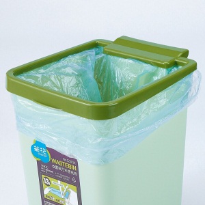 茶花13L压圈垃圾桶袋家用废纸分类分离筒储物收纳筒无盖废纸篓 颜色随机