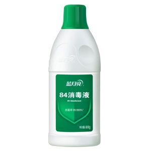 【6瓶8折】蓝月亮 84消毒液 600g/瓶 家居除菌液 多用消毒水 600g