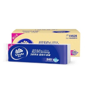 维达（Vinda）超韧无芯卷纸3层70克36卷 家用手纸厕纸卫生纸整箱实惠装纸巾