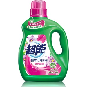 超能 植翠低泡洗衣液（柔顺舒适）3.5kg 生物酶技术 天然椰油低泡易漂 温和不刺激