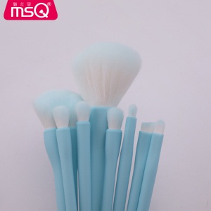 魅丝蔻（MSQ）诗莎娜系列小浪漫化妆刷套装（蓝色）散粉刷粉底刷晕染刷鼻影刷眼影刷化妆刷套装