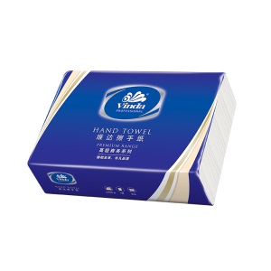 维达（Vinda）商用抽纸 3折单层200抽9包 酒店餐厅公用擦手纸商务卫生纸巾（整箱）
