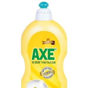 斧头牌AXE洗洁精小瓶便携旅行装洗涤灵厨房洗碗液餐具清洗剂 柠檬600g