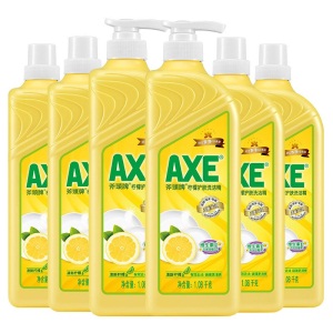 斧头牌（AXE）护肤洗洁精柠檬 6瓶洗涤灵厨房洗碗液果蔬餐具清洗剂 柠檬6瓶