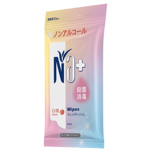 奈（十八本）卫生湿纸巾 白桃10片装