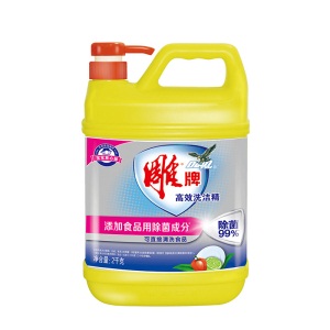 雕牌 高效洗洁精2kg 除菌率99% 餐具/食品通用
