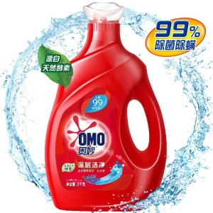 奥妙 （OMO）深层洁净洗衣液 超值家庭组套 浓缩天然酵素 持久留香（新老包装 随机发货） 深层洁净6斤