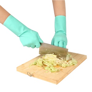 妙洁清洁手套 橡胶灵巧型家务用厨房洗碗皮 大号