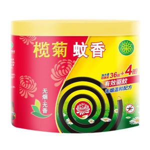 榄菊蚊香大盘40单圈/筒 无烟型家用驱蚊黑蚊香盘式防蚊子灭蚊盘香