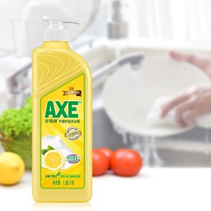 斧头牌洗洁精AXE洗涤灵厨房洗碗液1.08kg果蔬餐具清洗剂 柠檬花茶（泵补）