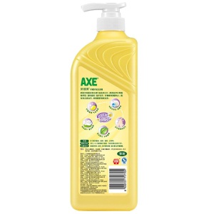 斧头牌洗洁精AXE柠檬1.08kg*4瓶洗涤灵厨房洗碗液果蔬餐具清洗剂