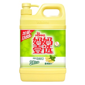 【2件5折】妈妈壹选洗洁精餐具净金桔姜汁1.388kg