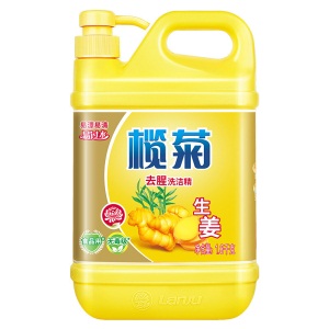 榄菊 生姜去腥洗洁精1.8kg/瓶 食品用 蔬果洗涤 不伤手 去油 祛味