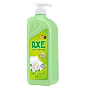 斧头牌洗洁精AXE洗涤灵厨房洗碗液1.08kg果蔬餐具清洗剂 花茶（泵补）