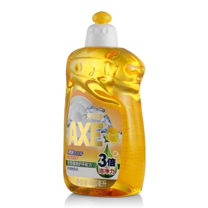 斧头牌AXE洗洁精小瓶便携旅行装柠檬浓缩600ml洗涤灵厨房洗碗液餐具清洗剂