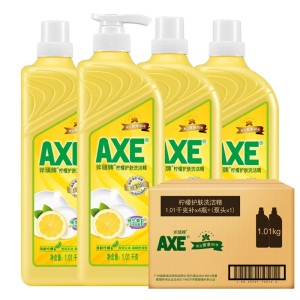 AXE斧头牌洗洁精柠檬洗涤灵厨房洗碗液果蔬餐具清洗剂 柠檬 4瓶装