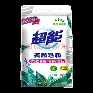 【超值8斤 到手价54.8送洗衣液】超能天然皂粉1kg*4袋8斤多洗衣粉促销家庭装 超能皂粉1kg*4袋