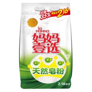 【买3免1】妈妈壹选天然皂粉洗衣粉2.16斤