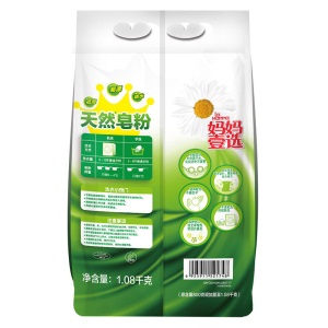 【买3免1】妈妈壹选天然皂粉洗衣粉2.16斤