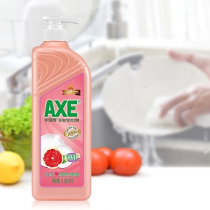 斧头牌洗洁精AXE柠檬花茶西柚1.08kg*3瓶洗涤灵不伤手厨房洗碗液果蔬餐具清洗剂