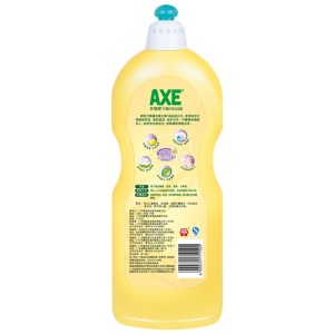 斧头牌洗洁精AXE小瓶900ml洗涤灵厨房洗碗液餐具清洗剂 柠檬家庭装