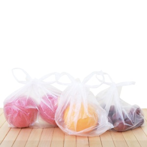 妙洁 背心式保鲜袋食品袋中号 2卷组合装 400只装 可提携易打结
