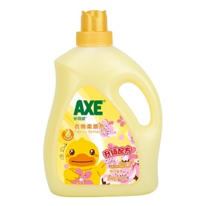 斧头牌AXE衣物柔顺剂防静电护理剂3L 新老包装随机发货 鲜花馨香