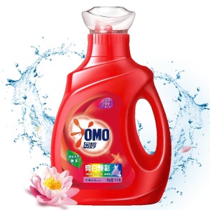 奥妙（OMO） 洗衣液 亮白焕彩1KG x 2  源自天然酵素 持久留香家庭清洁必备组套 （新老包装随机发）