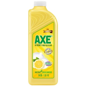 斧头牌洗洁精AXE柠檬1.08kg补充装 洗涤灵厨房洗碗液果蔬餐具清洗剂