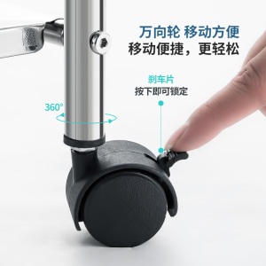 美厨（maxcook）厨房置物架 不锈钢四层微波炉架烤箱架 落地收纳储物架 70*35*100cm MCWA964