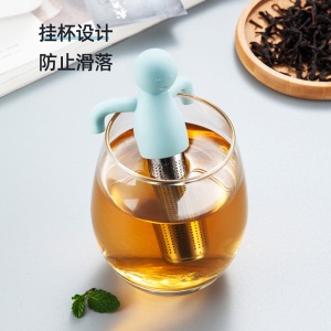 美厨（maxcook）滤茶器滤茶球 创意硅胶不锈钢滤茶器套装MCPJ457
