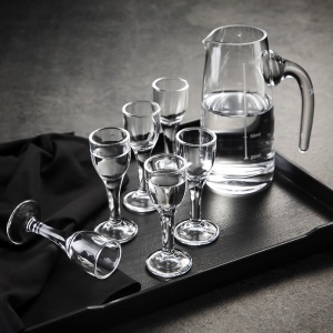 美厨（maxcook）白酒杯烈酒杯套装 10ml中式玻璃小酒杯子洋酒杯吞杯酒具 6只装MCB177